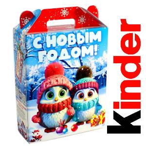 Детский подарок на Новый Год в жестяной упаковке весом 830 грамм по цене 3297 руб в Карабулаке